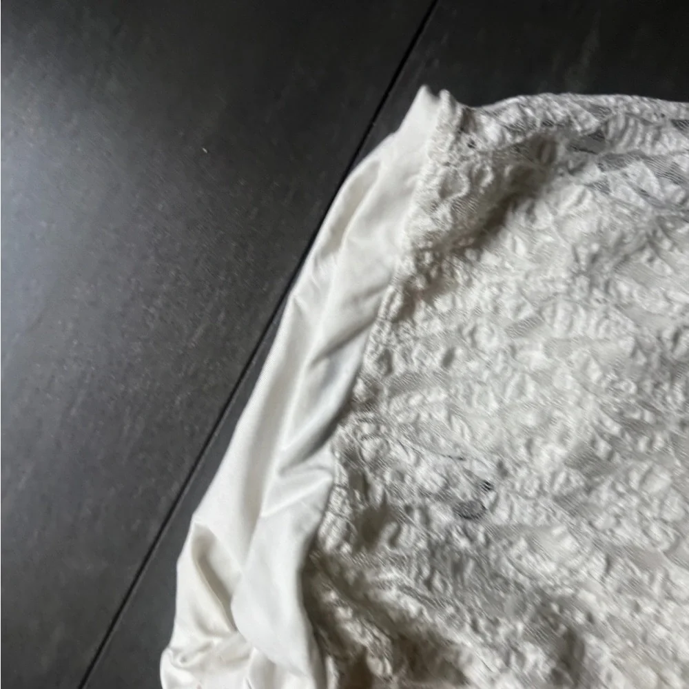 Edikted White Lace Maxi Skirt - Picture 2 of 4